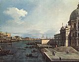 Famous Salute Paintings - The Grand Canal at the Salute Church